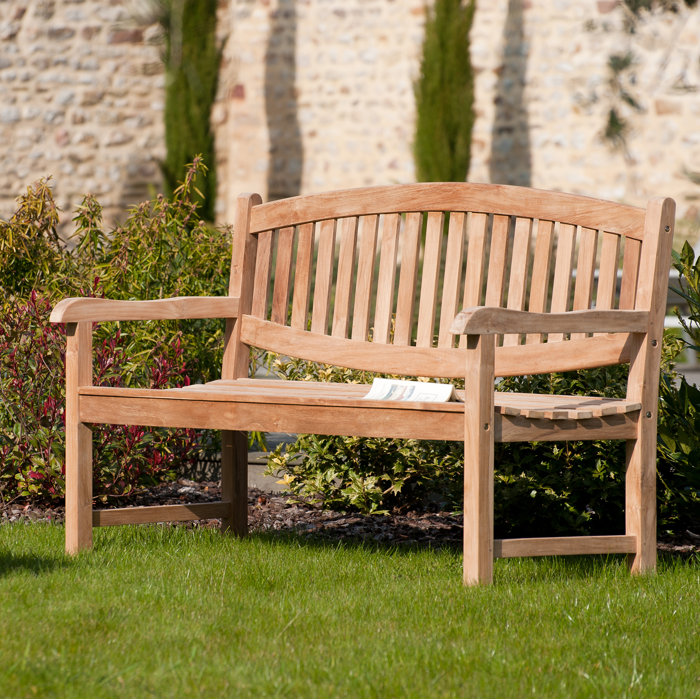 Fernleaf Gartenbank Carmen aus Teak | Wayfair.de